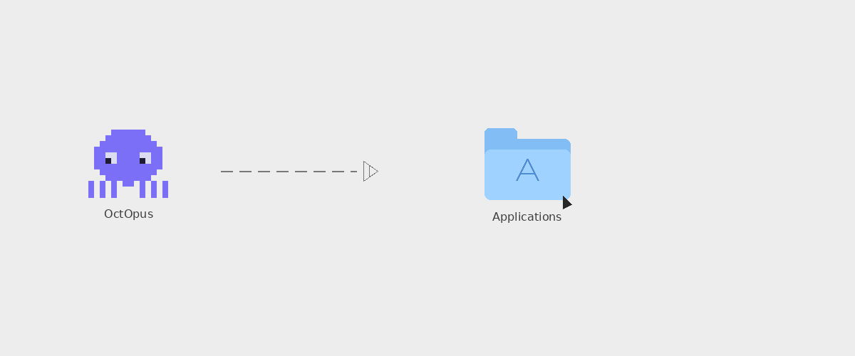 Drag OctOpus to Applications